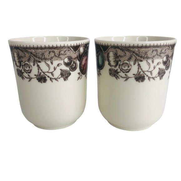 2 New Johnson Brothers Turkey Mugs Thanksgiving Set His Majesty Coffee Cups - Picture 5 of 11